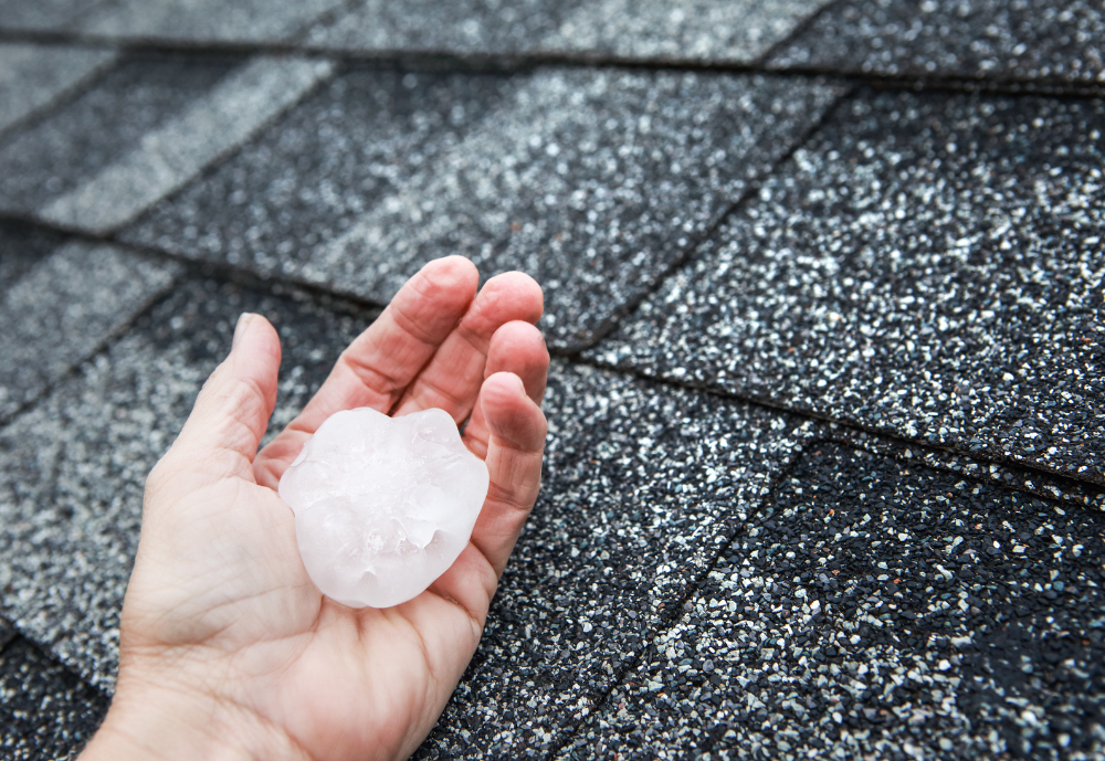 how hail can damage your roof